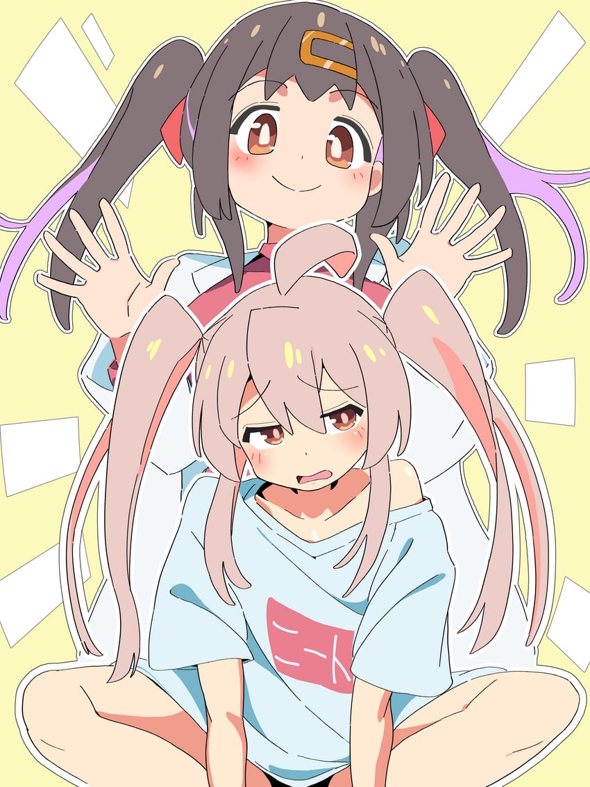 oyama mahiro and oyama mihari (onii-chan wa oshimai!) drawn by noyama_takenoko