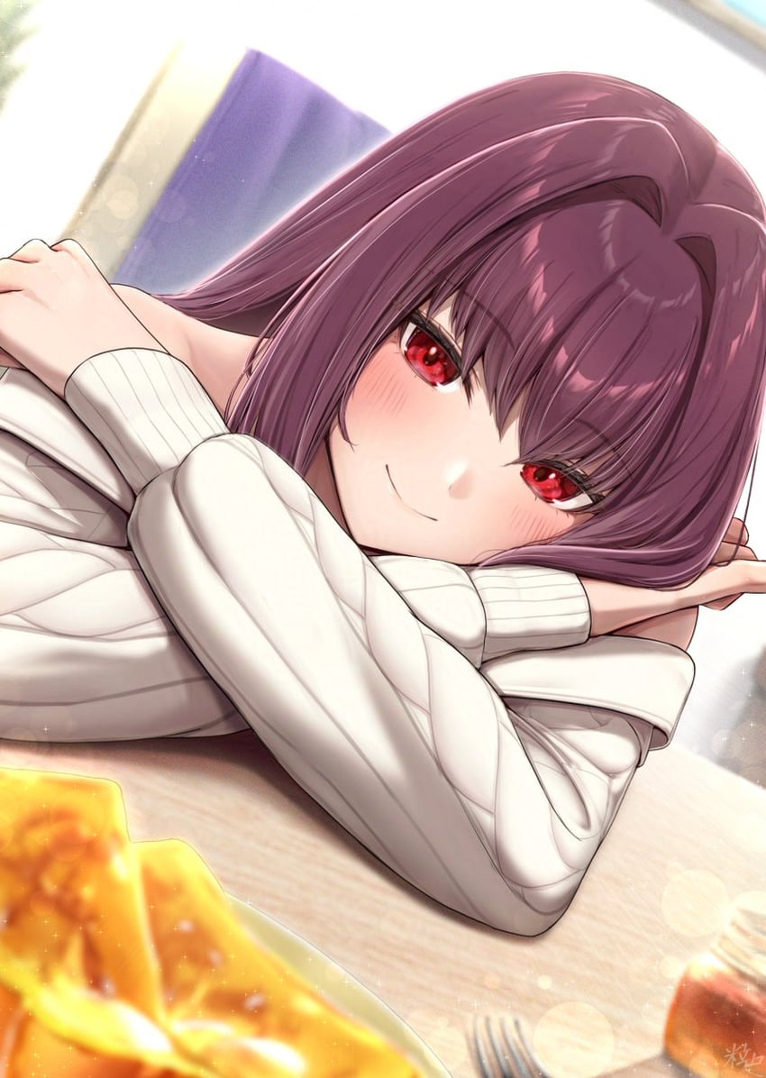 scathach (fate and 1 more) drawn by particle_sfs