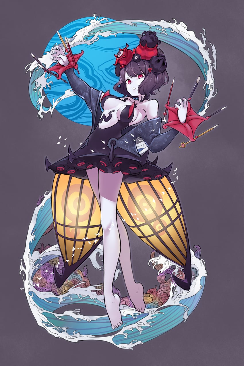 katsushika hokusai (fate and 1 more) drawn by baniran_dorosu