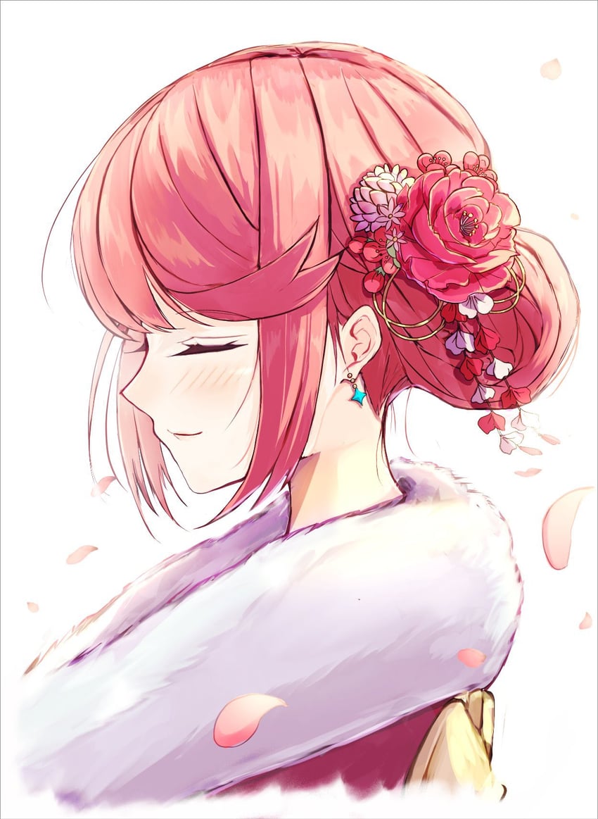 pyra (xenoblade chronicles and 1 more) drawn by karuushi