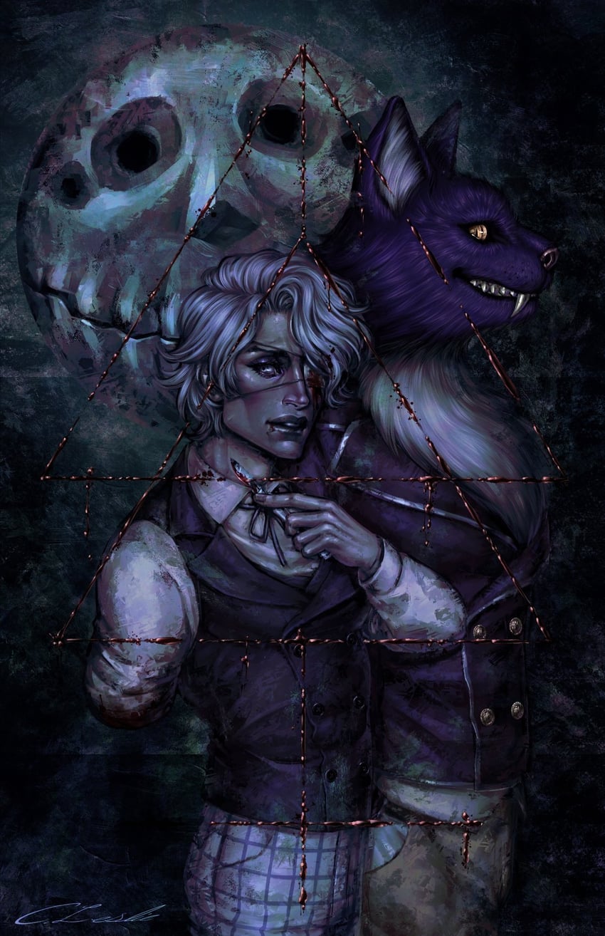 daan, pocketcat, and rher (fear & hunger and 1 more) drawn by purplishprose