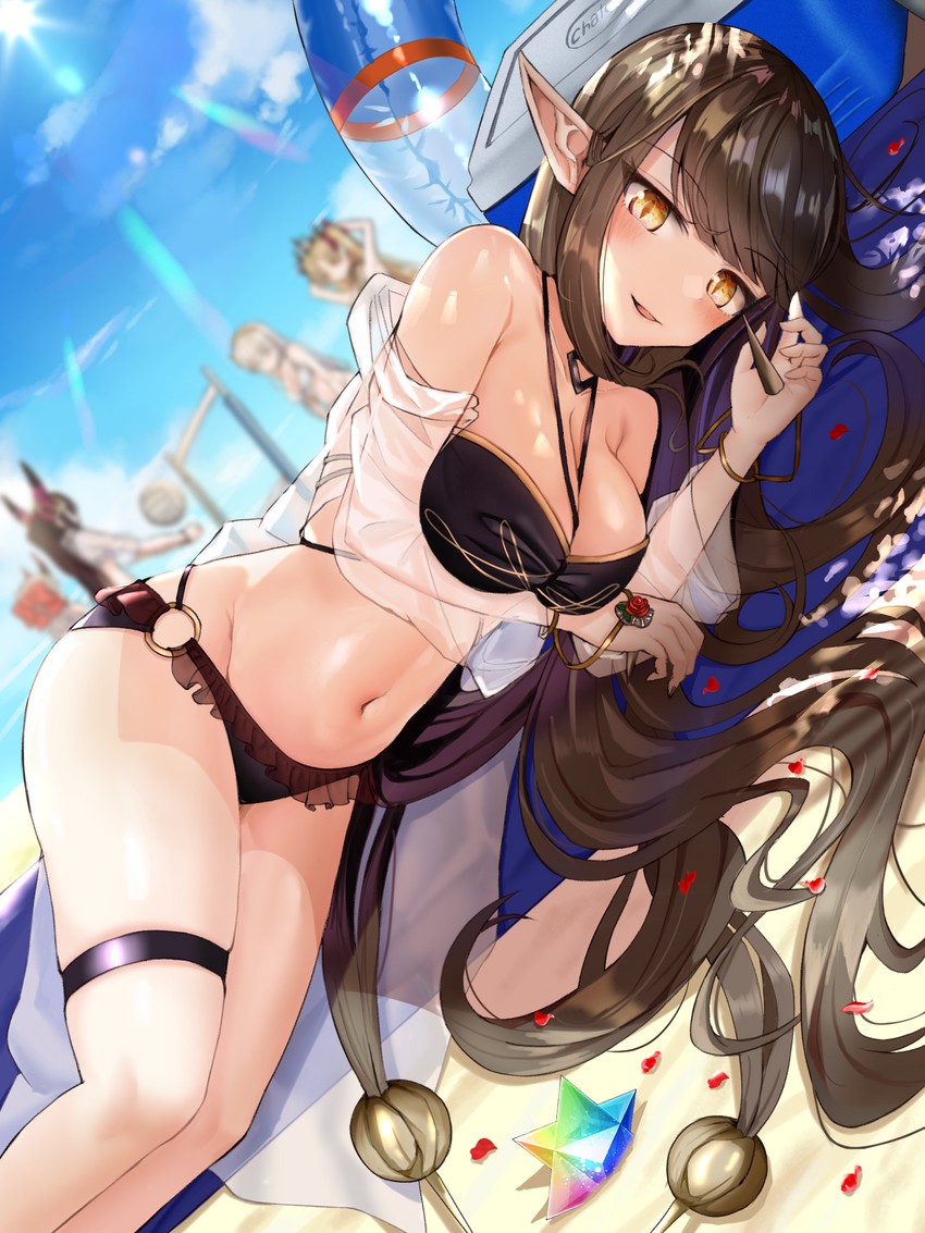 ereshkigal, sessyoin kiara, ibaraki douji, anastasia, and semiramis (fate and 1 more) drawn by irorong