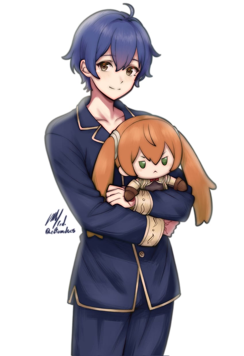 severa and male morgan (fire emblem and 1 more) drawn by rotomdocs
