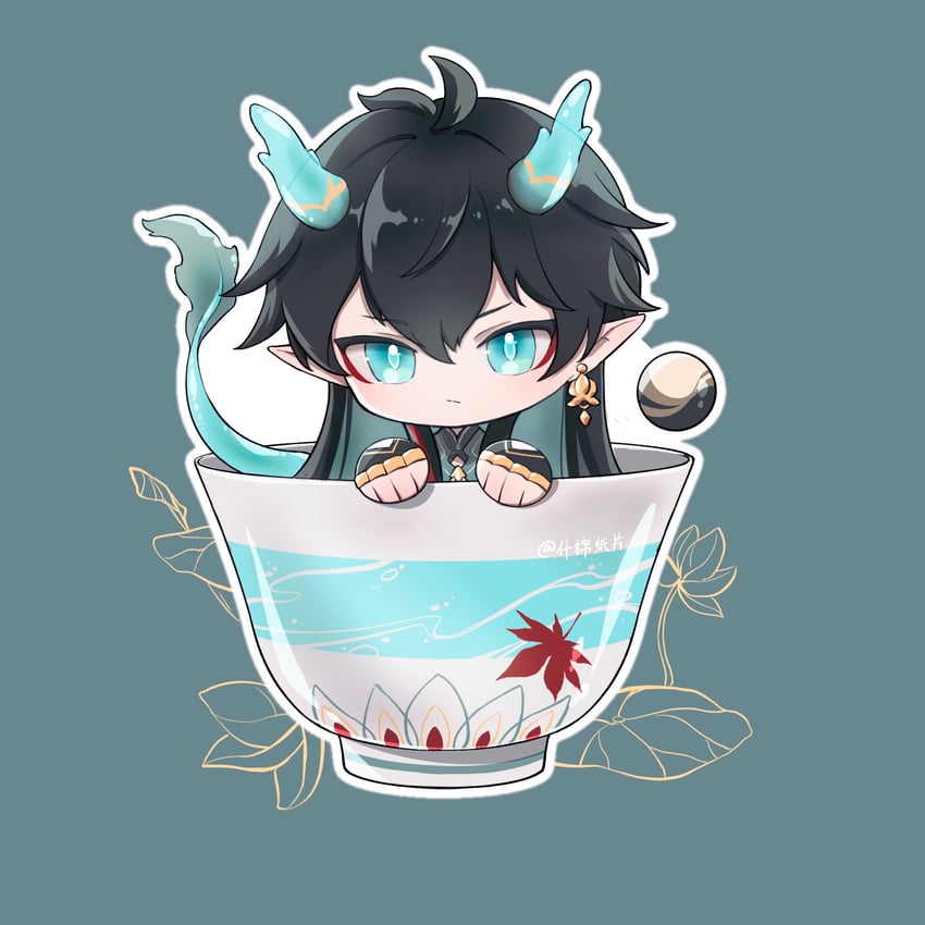 dan heng (honkai and 1 more) drawn by 7mo_(nanakami)