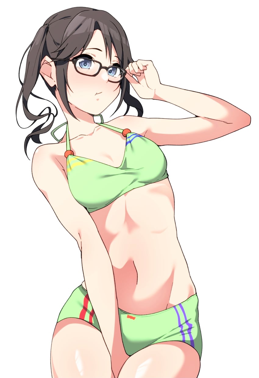 mitsumine yuika (idolmaster and 1 more) drawn by monya_monya_(tmsc7752)