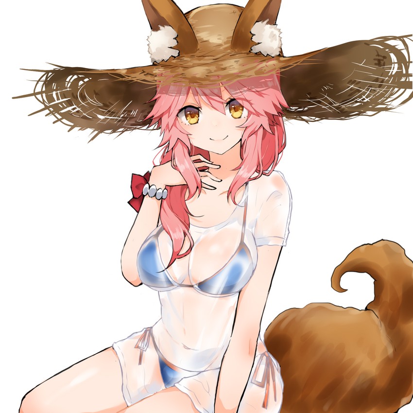 tamamo and tamamo no mae (fate and 1 more) drawn by takae_(poupee_en_biscuit)