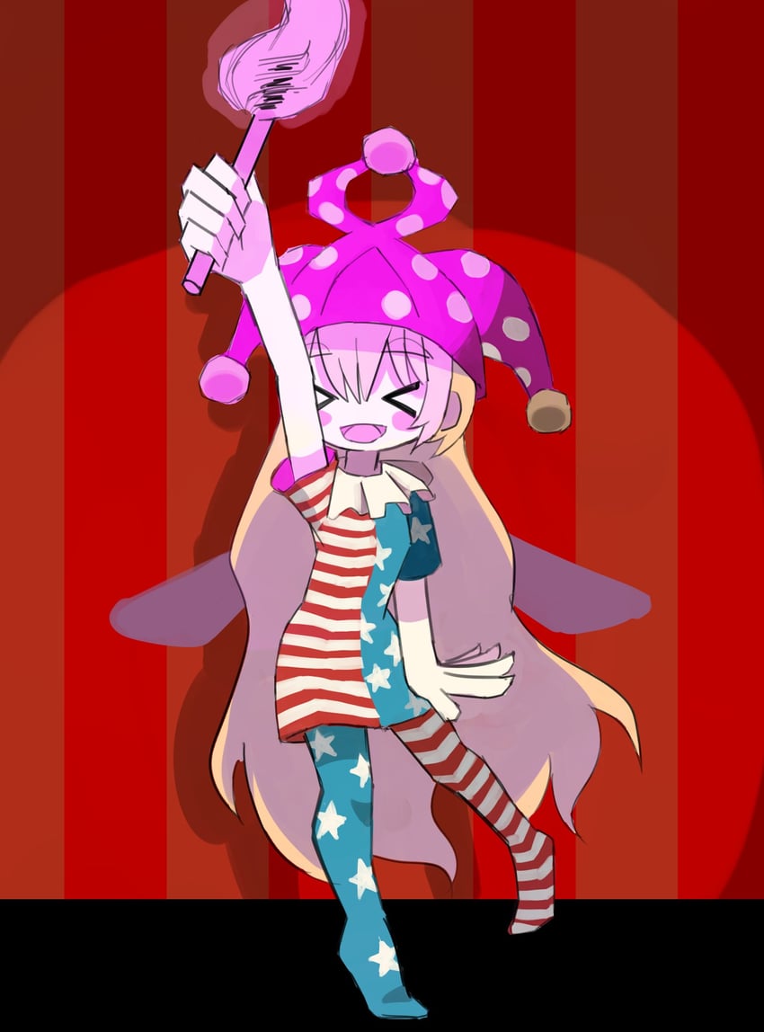 clownpiece and cili (touhou and 1 more) drawn by pro55h