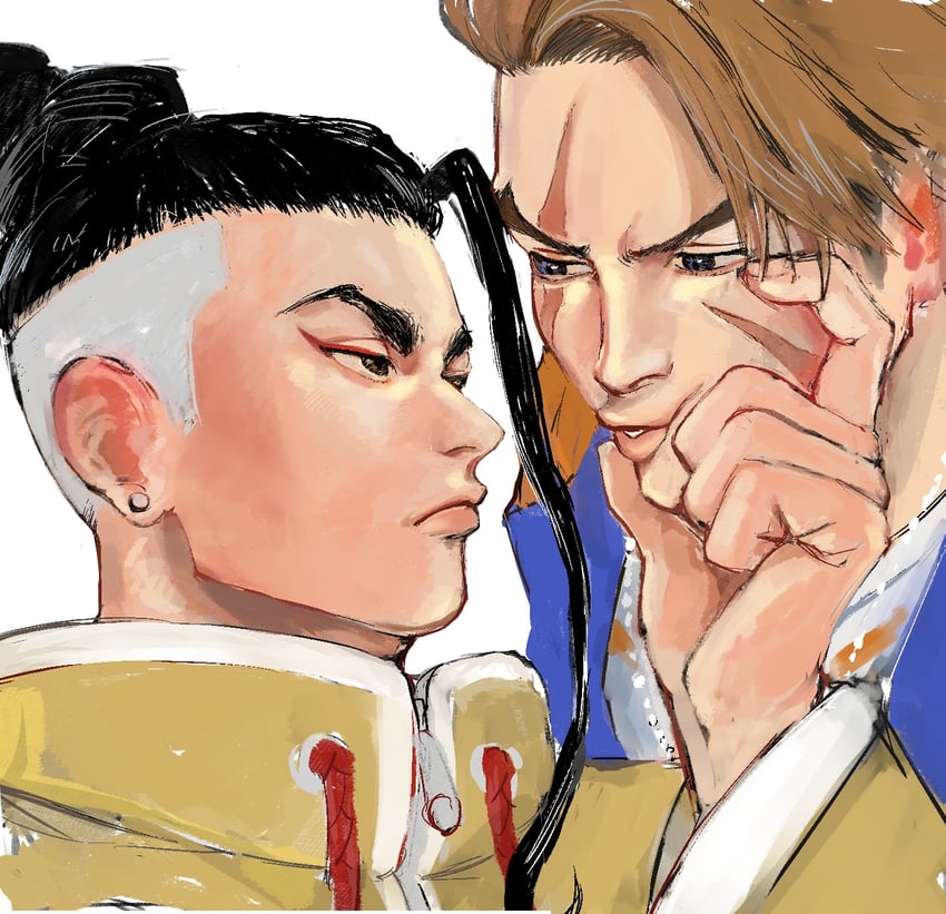 luke sullivan and jamie siu (street fighter and 1 more) drawn by ikko_(_iccoco)