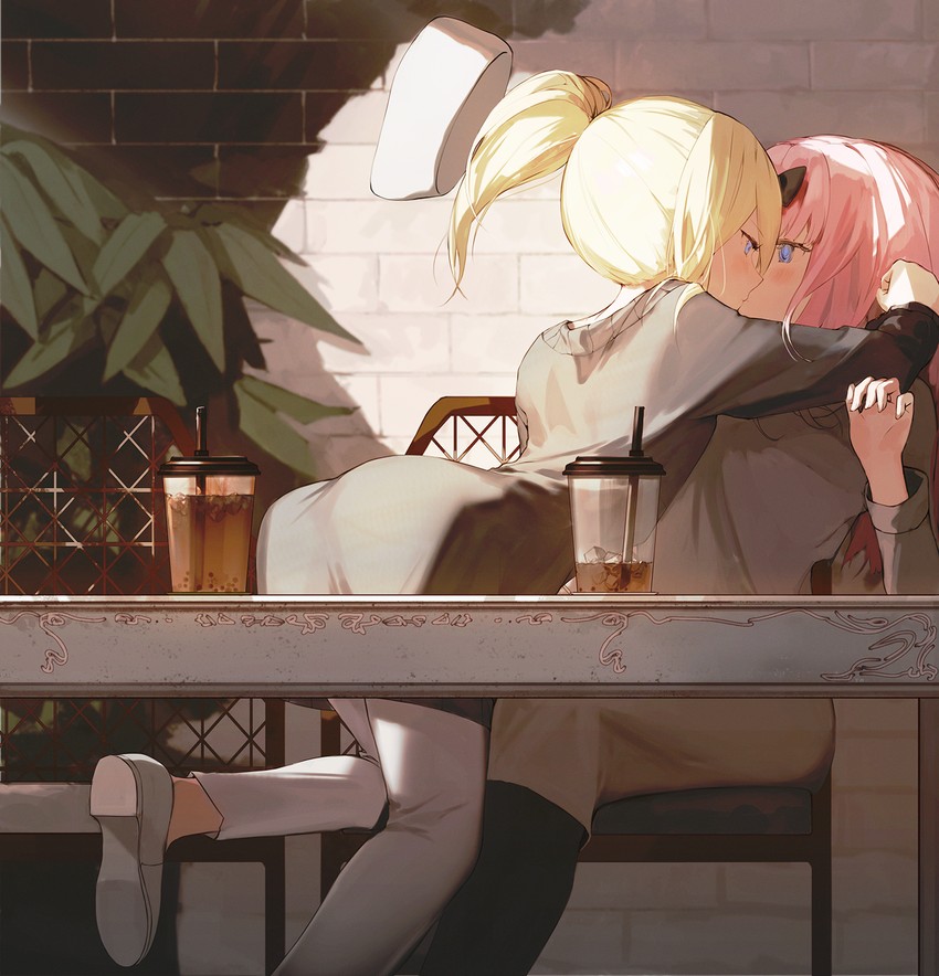 fujiwara chika and hayasaka ai (kaguya-sama wa kokurasetai ~tensai-tachi no renai zunousen~) drawn by muike