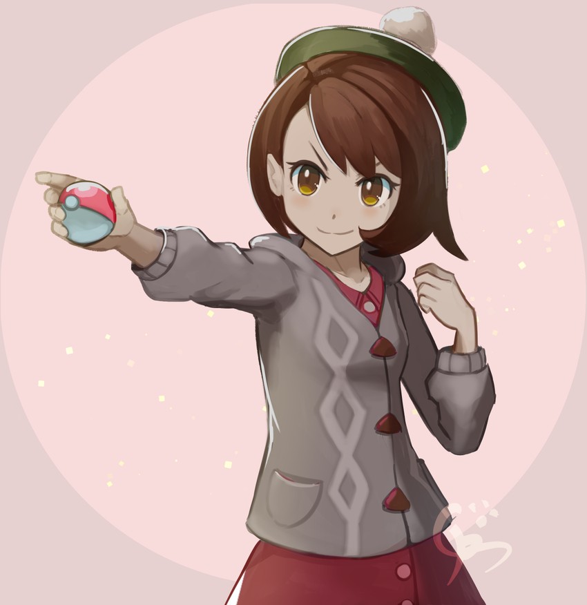gloria (pokemon and 1 more) drawn by tetuhebi
