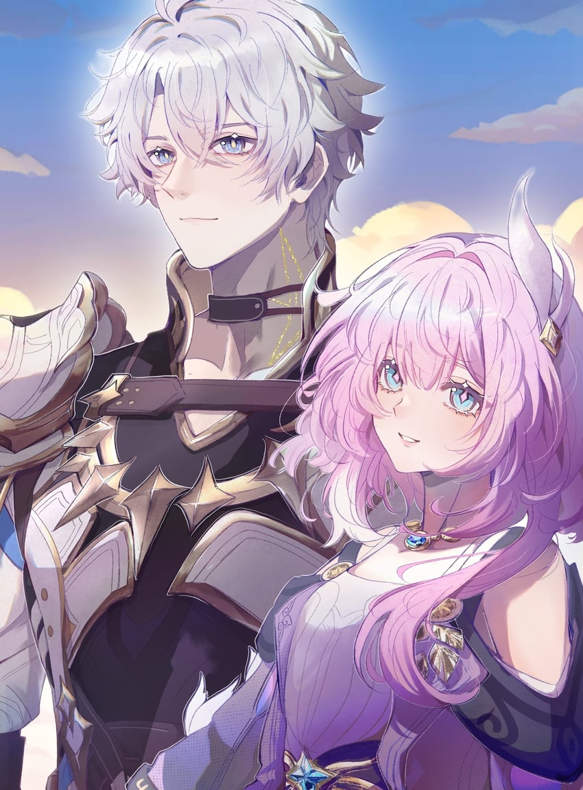phainon and cyrene (honkai and 1 more) drawn by ff158