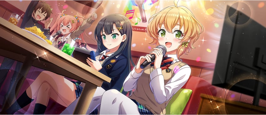 satou kazuma, lia, erika, and cielo (kono subarashii sekai ni shukufuku wo! and 1 more)