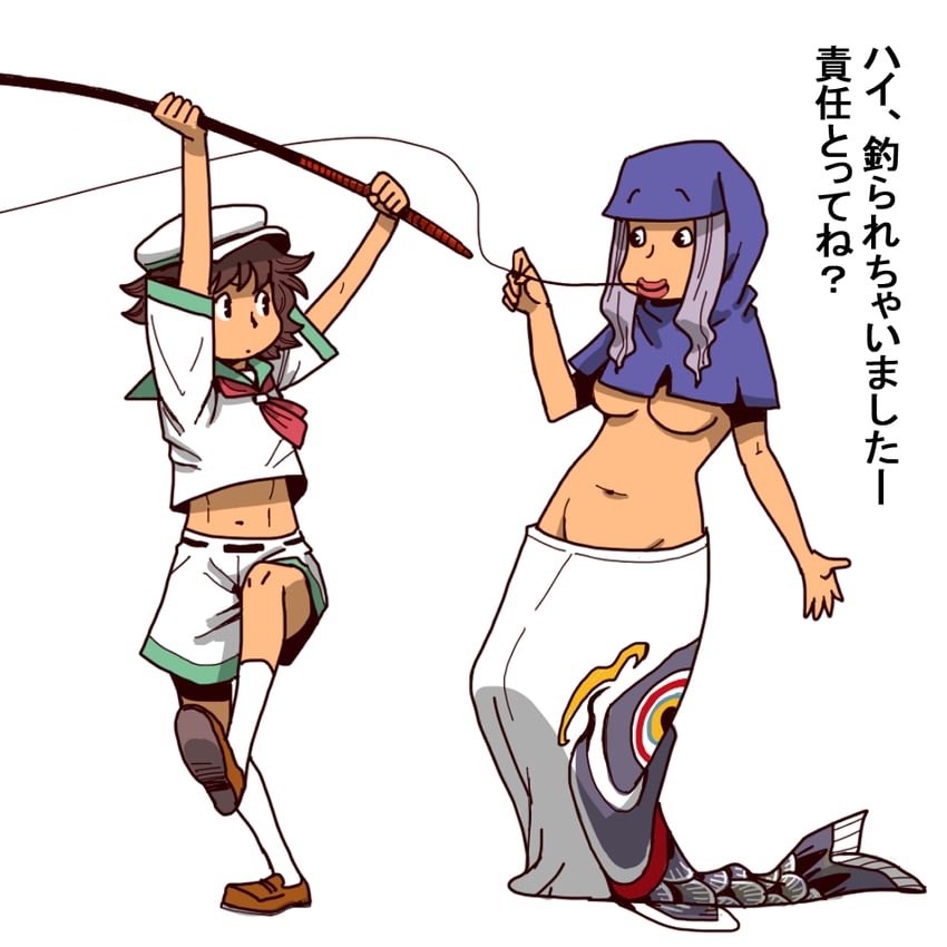 murasa minamitsu and kumoi ichirin (touhou) drawn by onikobe_rin