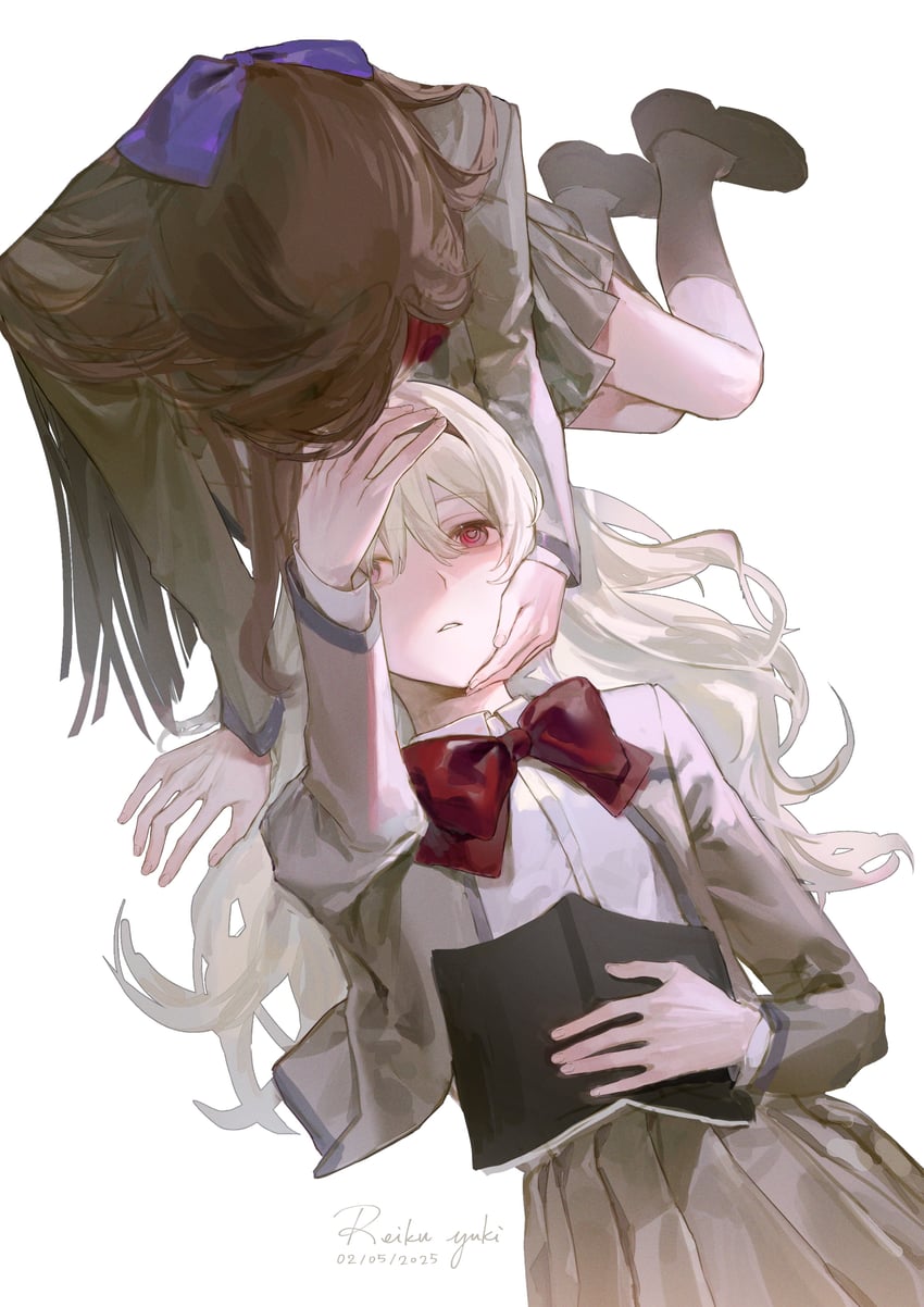 saijou claudine and tendou maya (shoujo kageki revue starlight) drawn by lingjiu_yuki