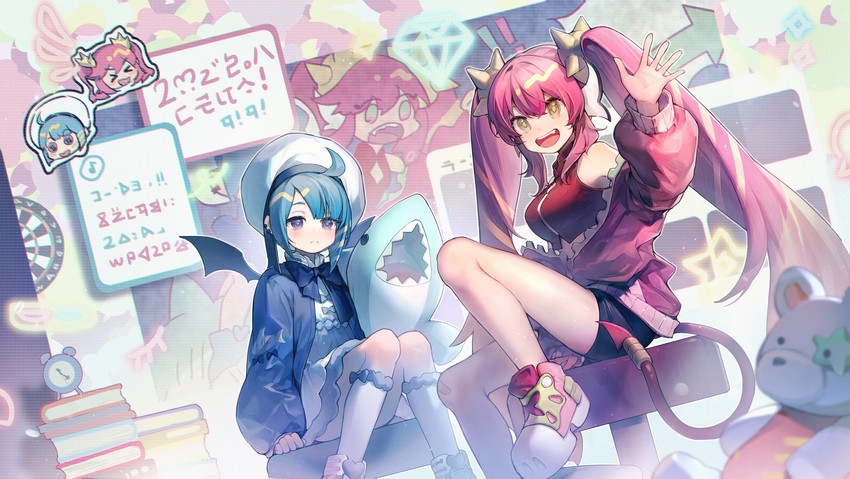 lil-la, ki-sikil, live twin lil-la, and live twin ki-sikil (yu-gi-oh!) drawn by 18_(backstreetno18)