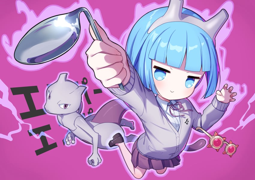 mewtwo, unown, unown e, and andromedako (pokemon and 4 more) drawn by immortal_juno