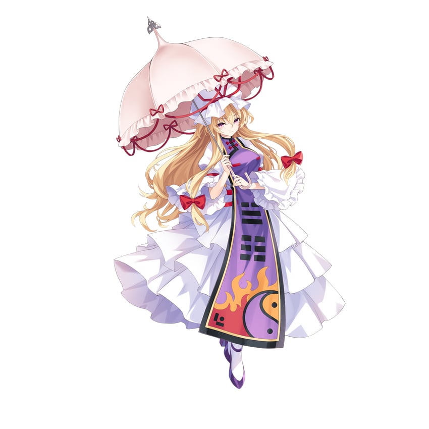 yakumo yukari (touhou and 1 more) drawn by hirano_katsuyuki