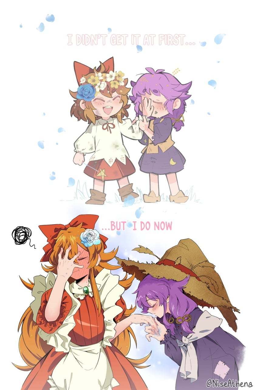 elise liedl and rozenmarine (little goody two shoes) drawn by niseathena