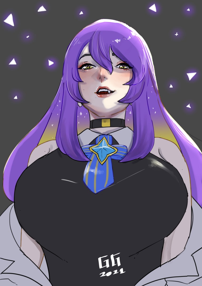 moona hoshinova (hololive and 1 more) drawn by kapitan_gege