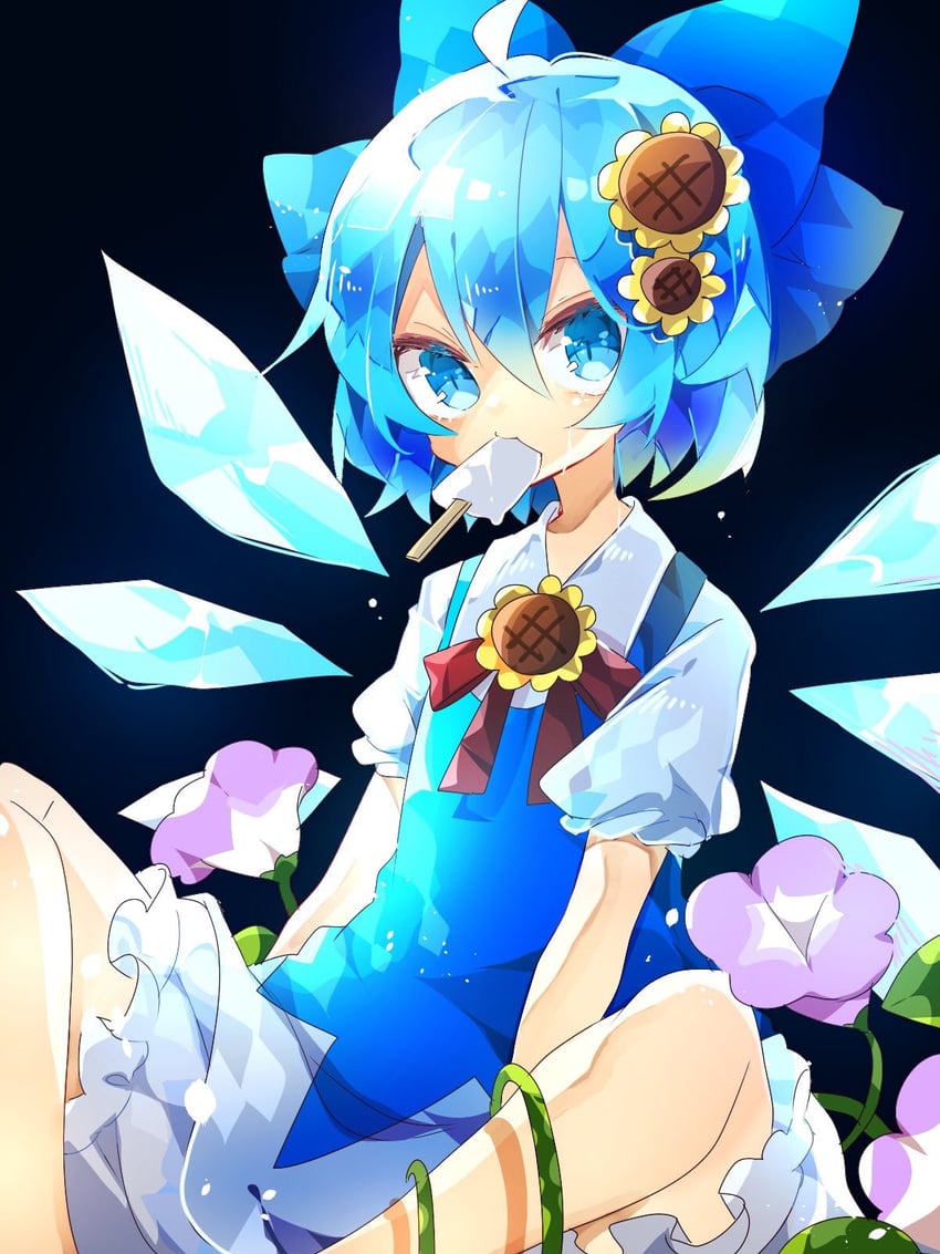 cirno (touhou and 1 more) drawn by nikorashi-ka