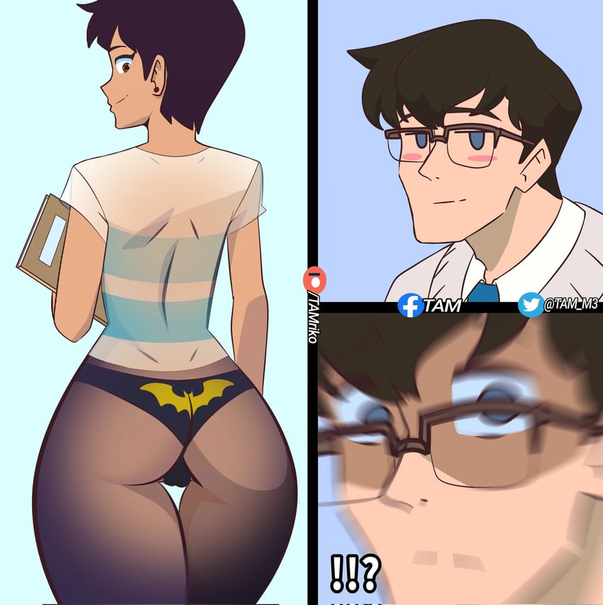 clark kent and lois lane (dc comics and 2 more) drawn by tamriko