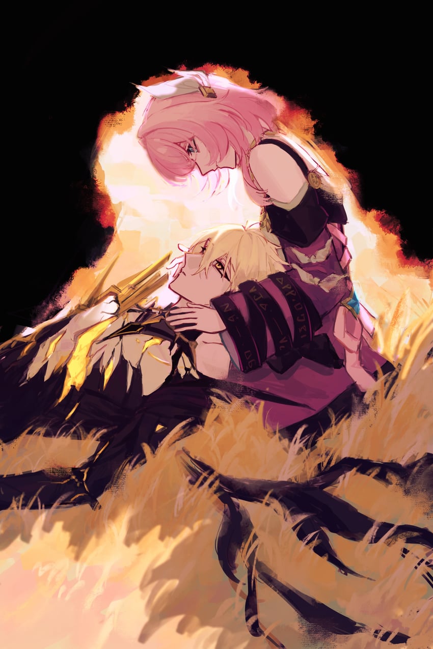 phainon and cyrene (honkai and 1 more) drawn by lyaurelia12
