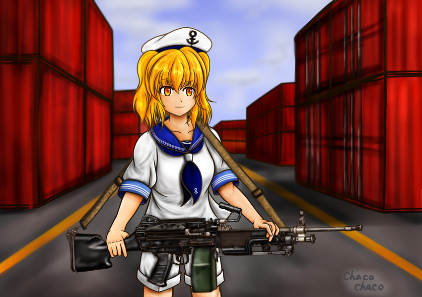 kitashirakawa chiyuri (touhou) drawn by chacochaco