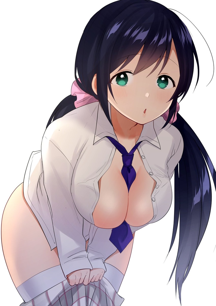 tojo nozomi (love live! and 1 more) drawn by kazepana