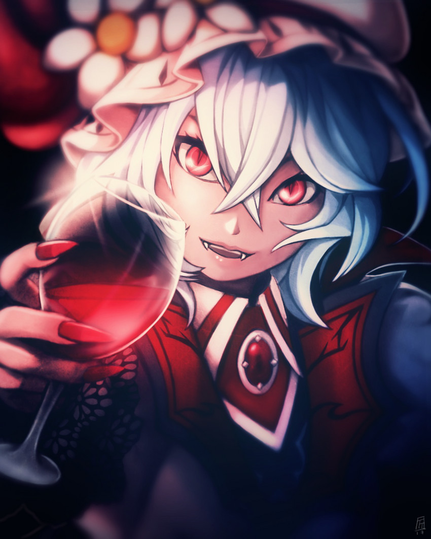 remilia scarlet (touhou and 1 more) drawn by fixelcat