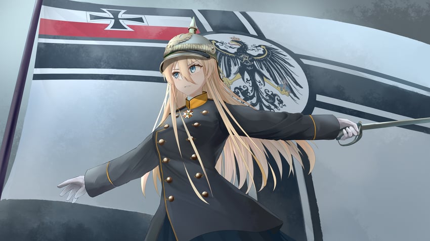 bismarck and otto von bismarck (azur lane) drawn by yinwhi
