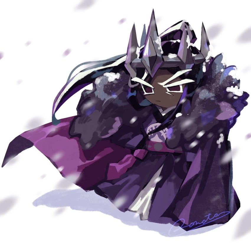 dark cacao cookie (cookie run and 1 more) drawn by rn9j