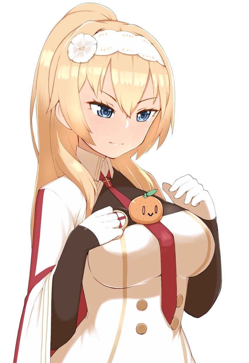 duke of york (warship girls r) drawn by cap105