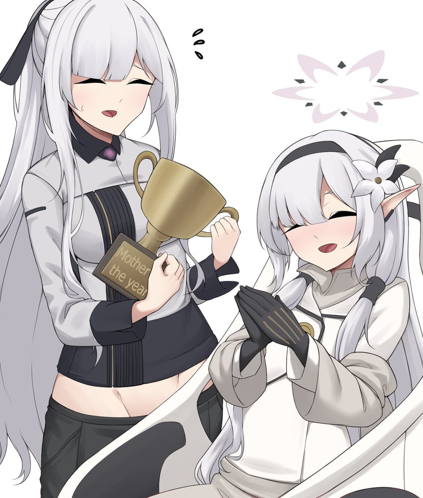 ak-12 and himari (blue archive and 1 more) drawn by act_(xadachit)
