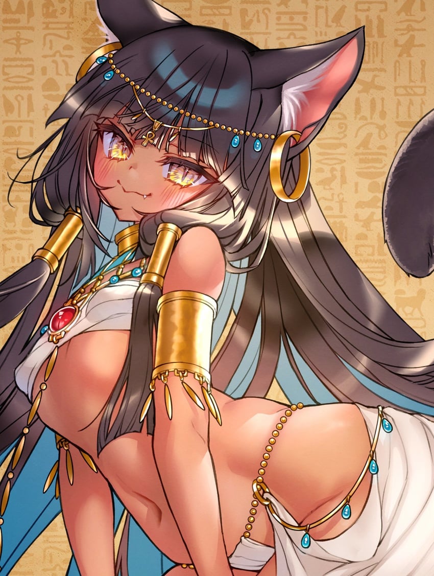 bastet (original and 1 more) drawn by komiya_nigi