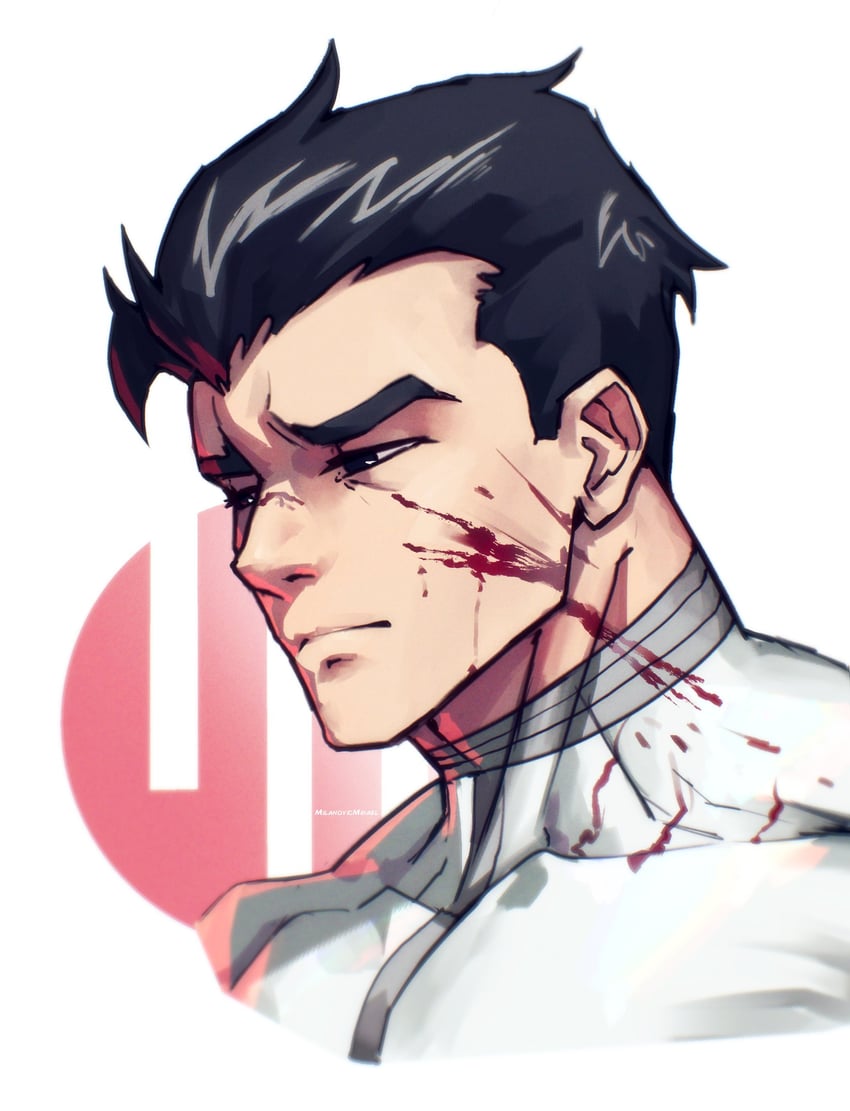 mark grayson and viltrumite invincible (invincible) drawn by mihael_milanovic