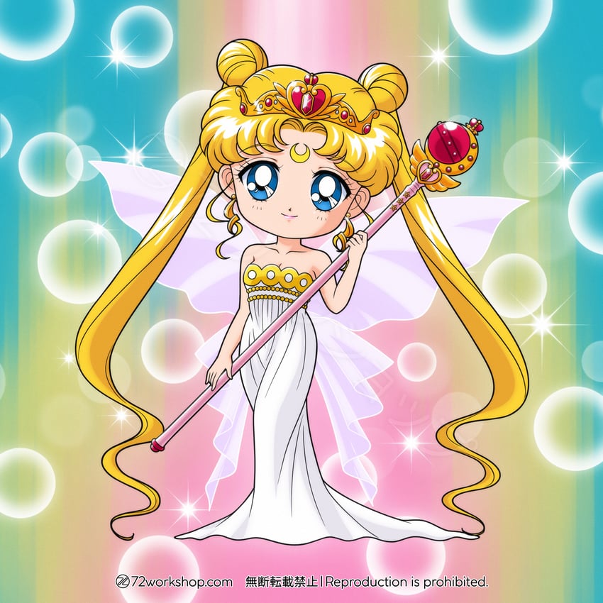 tsukino usagi and neo queen serenity (bishoujo senshi sailor moon and 1 more) drawn by 72workshop