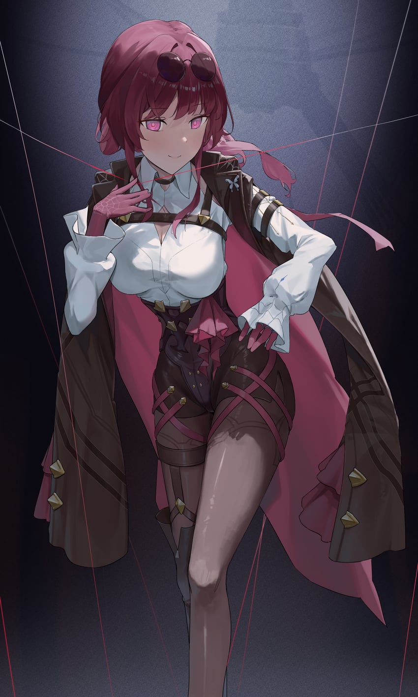 kafka (honkai and 1 more) drawn by c_a_p_h