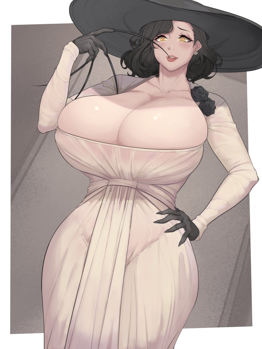 alcina dimitrescu (resident evil and 1 more) drawn by metal_owl_(aden12)
