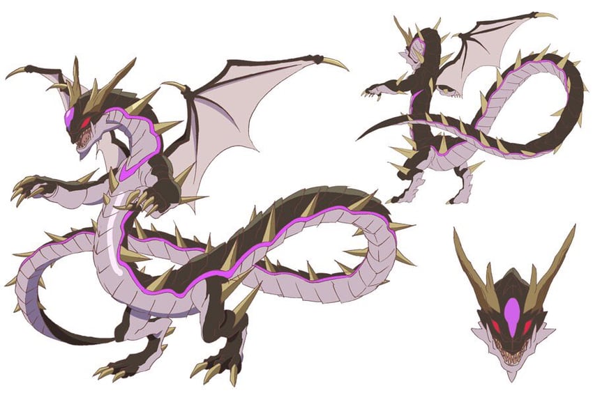 poem dragon jabberwock (grimms notes and 1 more) drawn by kawashima_hisashi
