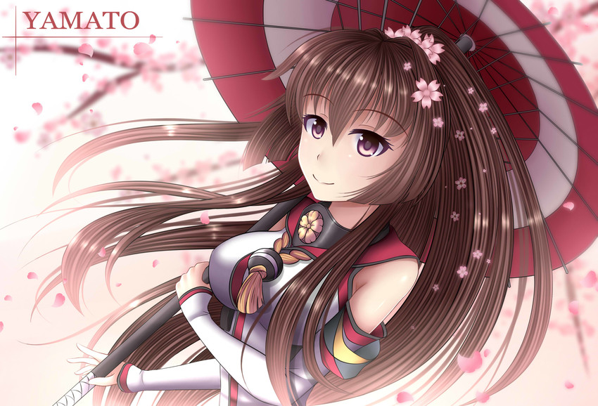 yamato (kantai collection) drawn by guardian-panda