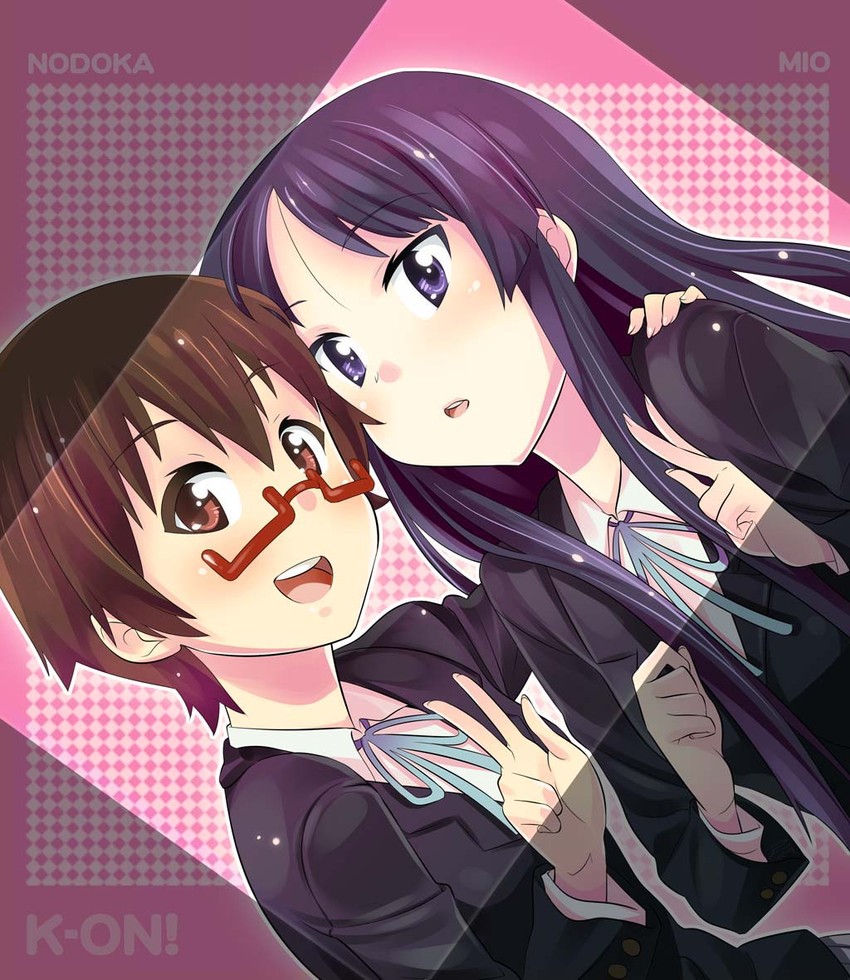 akiyama mio and manabe nodoka (k-on!) drawn by zpolice