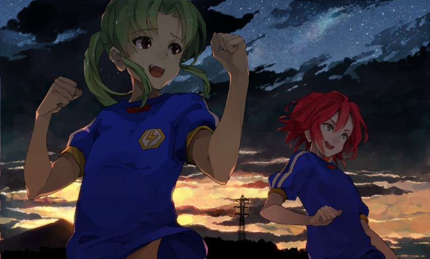 kiyama hiroto and midorikawa ryuuji (inazuma eleven) drawn by bunkyo_takemi