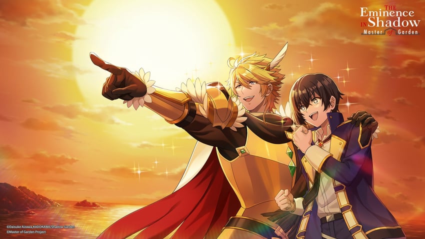 cid kagenou and goldoh kinmeki (kage no jitsuryokusha ni naritakute! and 1 more)