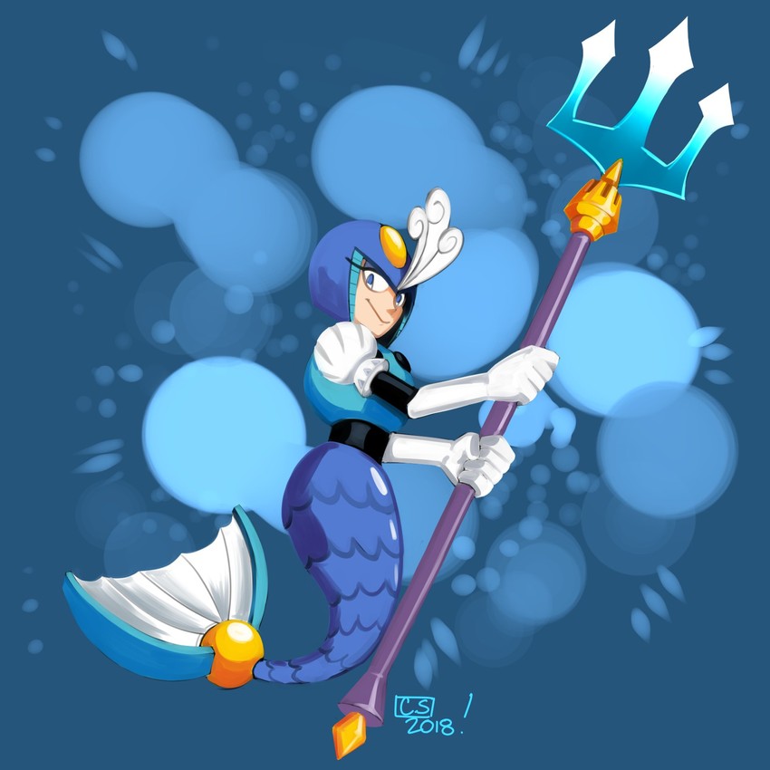 splash woman (mega man and 1 more) drawn by shinkumancer