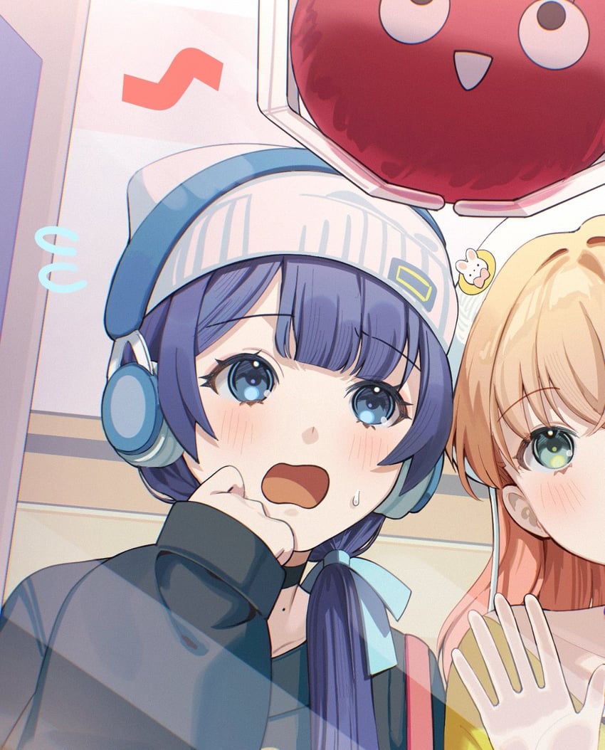 hinoshita kaho, murano sayaka, and tomati (love live! and 1 more) drawn by dkou