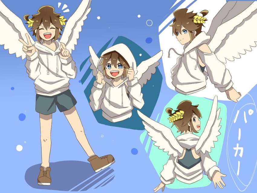 pit (kid icarus and 1 more) drawn by waffuum