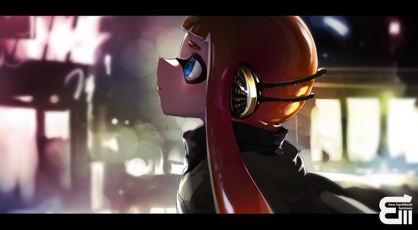 inkling player character, inkling girl, and agent 3 (splatoon) drawn by kashu_(hizake)