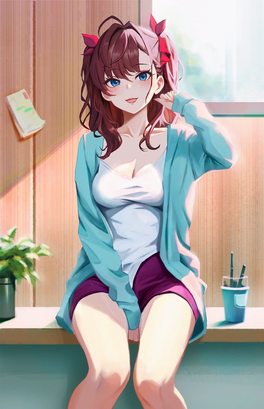 ichinose shiki (idolmaster and 1 more) drawn by qingli_ye