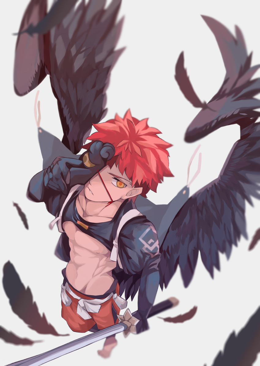 emiya shirou and senji muramasa (fate and 1 more) drawn by kamigokuin