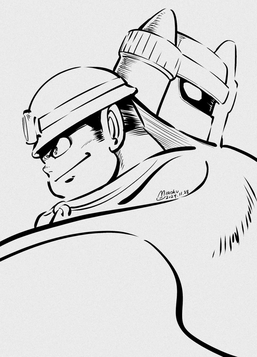 getter-3 and musashi tomoe (getter robo) drawn by miroku_(miroku_t)